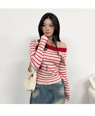 Striped Knit Top