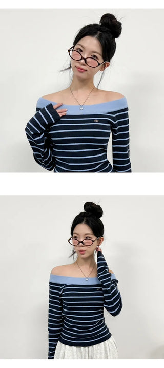 Striped Knit Top