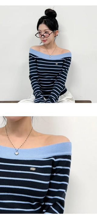 Striped Knit Top