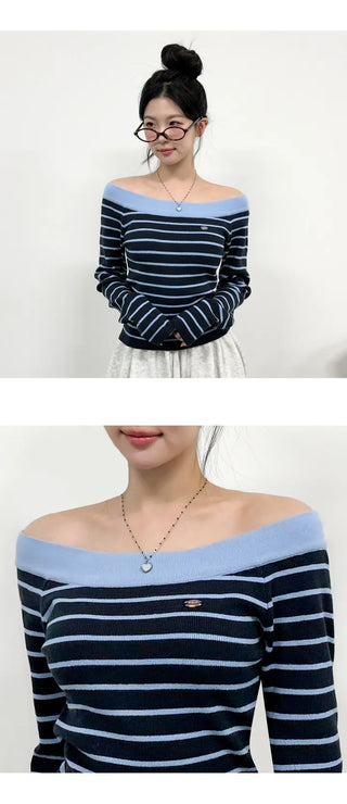 Striped Knit Top