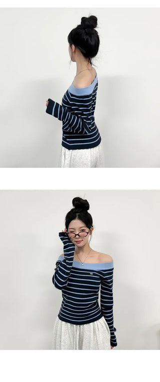Striped Knit Top