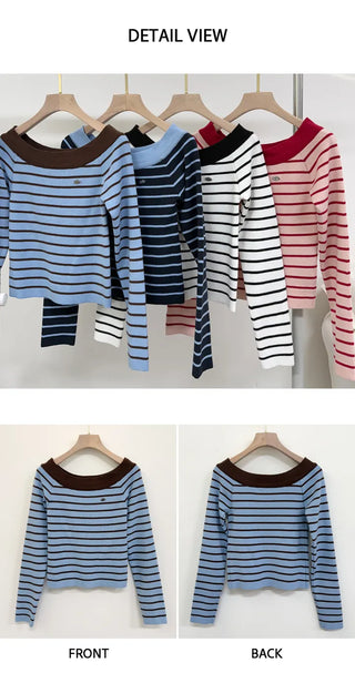 Striped Knit Top