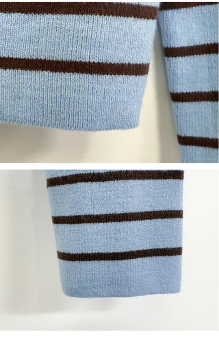 Striped Knit Top
