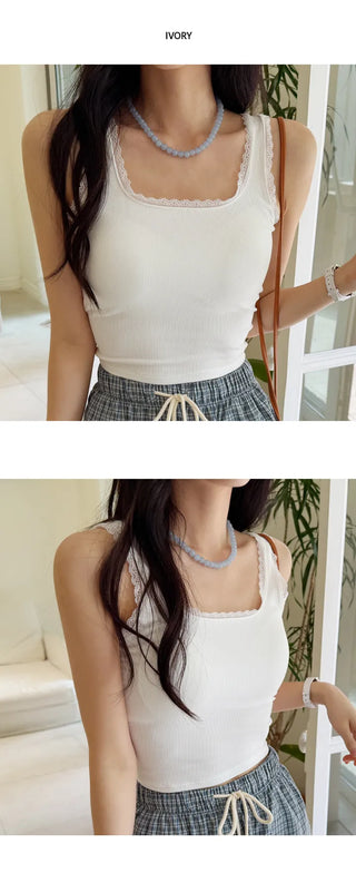 Lace Bustier Top