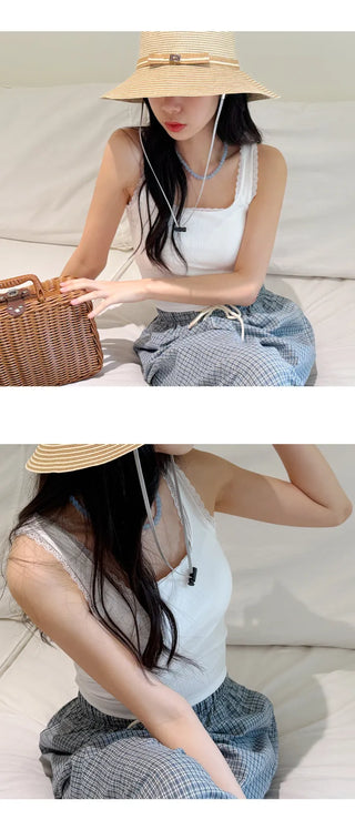 Lace Bustier Top