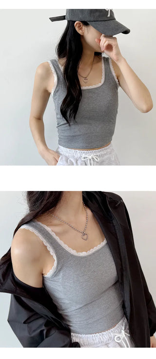 Lace Bustier Top