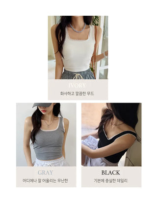 Lace Bustier Top