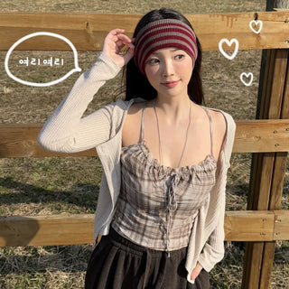 Layered Cardigan Set