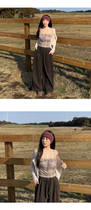 Layered Cardigan Set