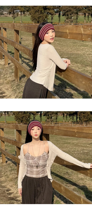 Layered Cardigan Set