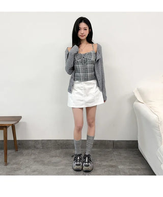 Layered Cardigan Set