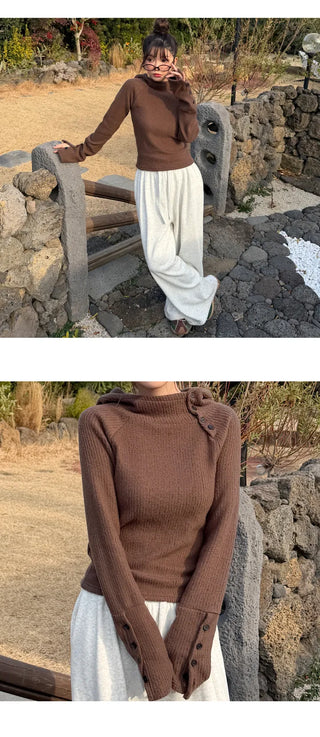 Slim Knit Hoodie