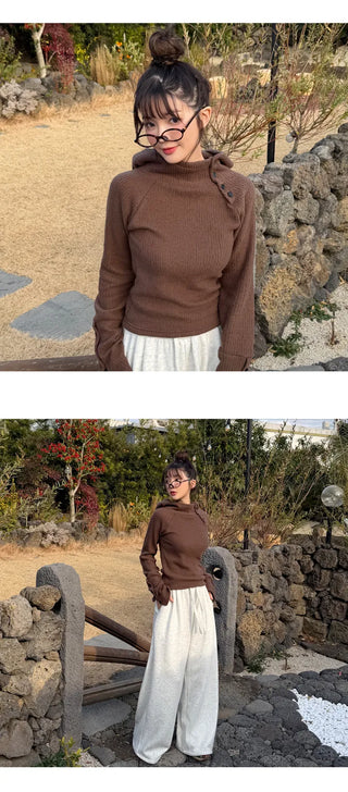 Slim Knit Hoodie