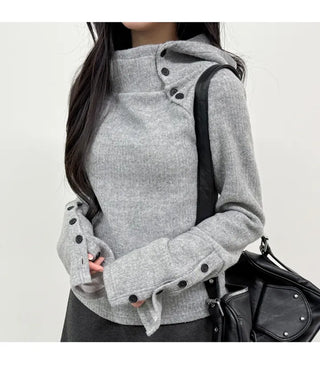 Slim Knit Hoodie