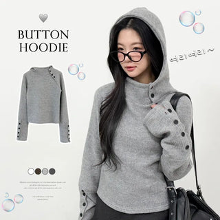 Slim Knit Hoodie
