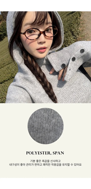 Slim Knit Hoodie