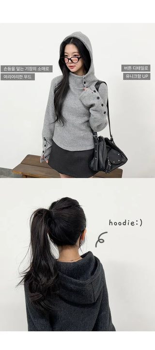 Slim Knit Hoodie