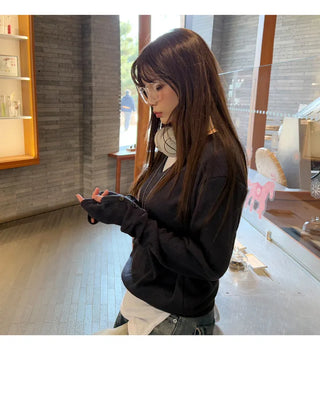 V Neck Knit Top