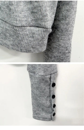 V Neck Knit Top