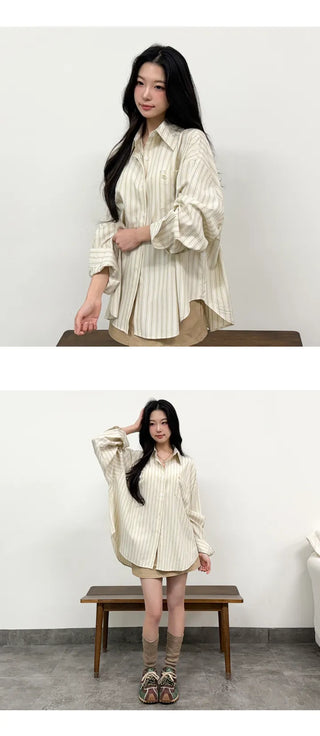 Striped Shirt Blouse