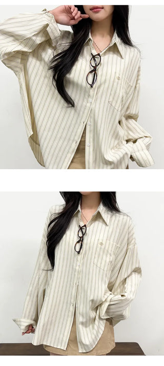 Striped Shirt Blouse