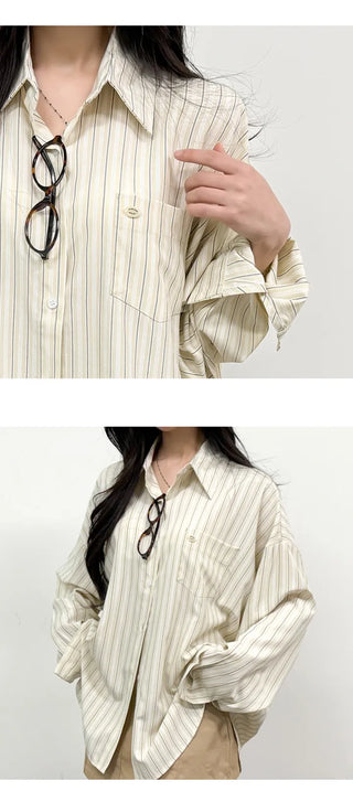 Striped Shirt Blouse
