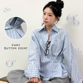 Striped Shirt Blouse