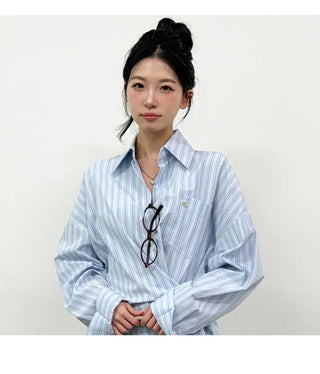Striped Shirt Blouse