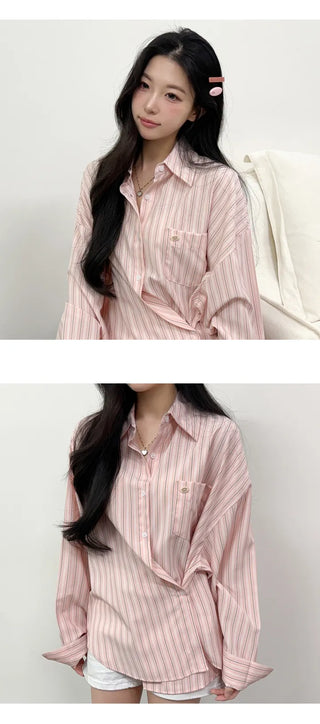 Striped Shirt Blouse