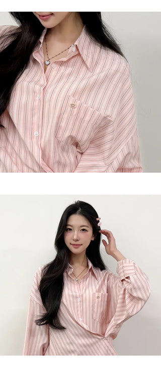 Striped Shirt Blouse