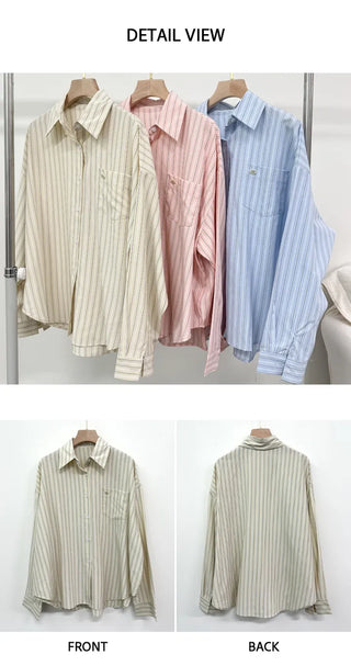 Striped Shirt Blouse