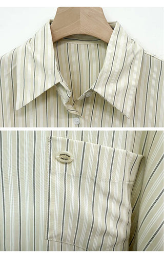Striped Shirt Blouse