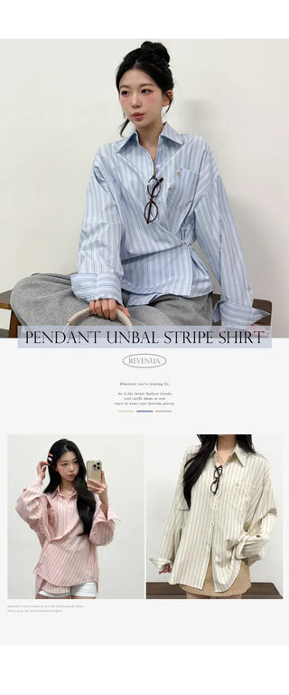 Striped Shirt Blouse