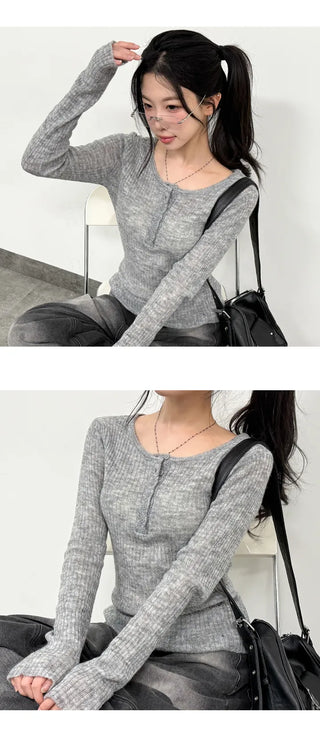 Wool Knit Top