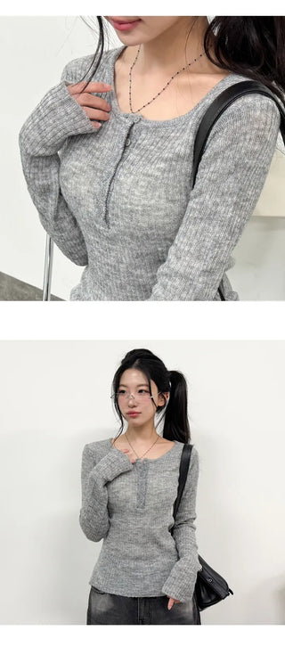 Wool Knit Top