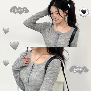 Wool Knit Top