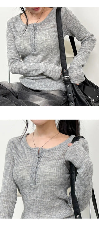 Wool Knit Top