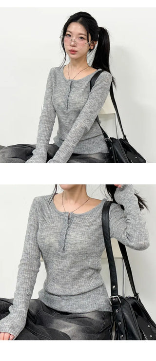 Wool Knit Top