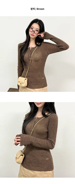 Wool Knit Top