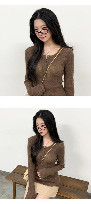 Wool Knit Top