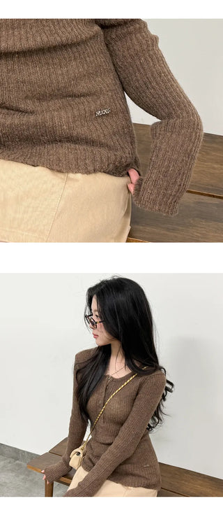 Wool Knit Top