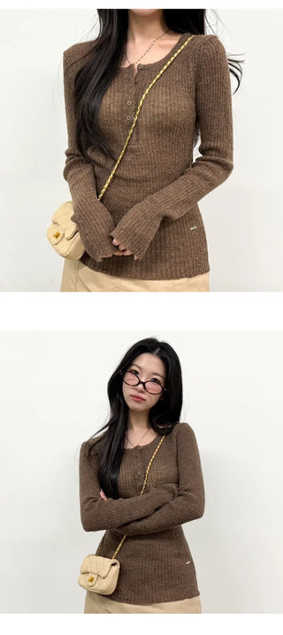 Wool Knit Top