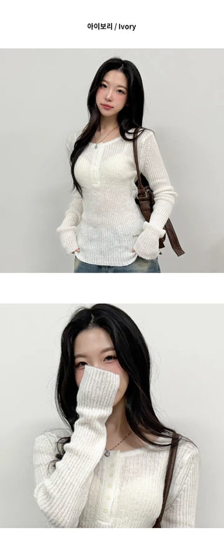 Wool Knit Top
