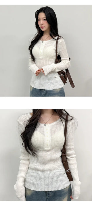 Wool Knit Top