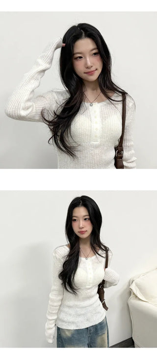 Wool Knit Top