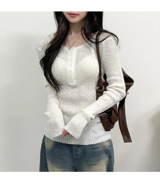 Wool Knit Top