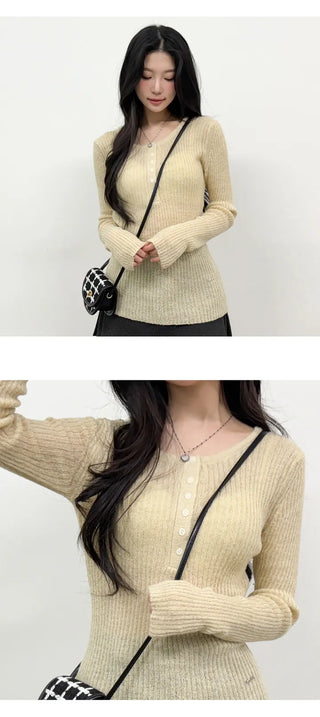 Wool Knit Top