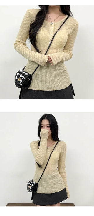 Wool Knit Top