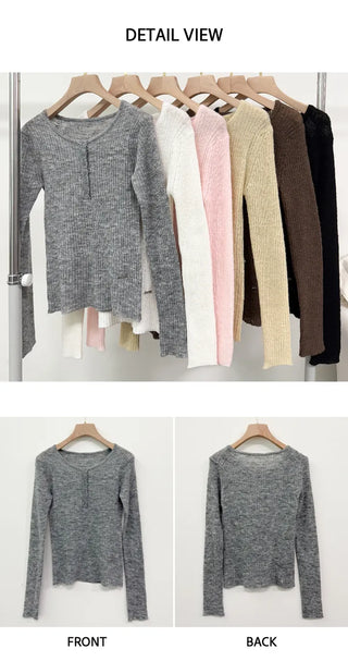 Wool Knit Top