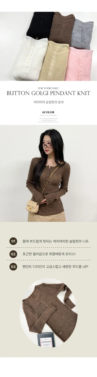 Wool Knit Top